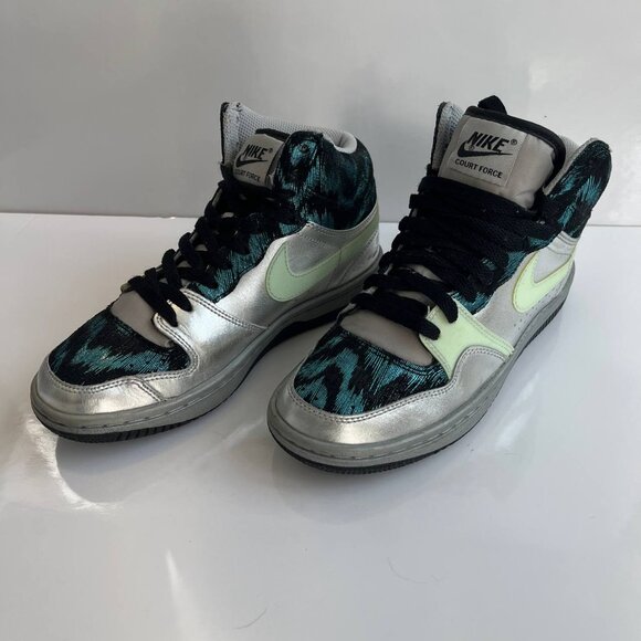 Nike Peacock Air Court Force Sneakers US 7.5 - Picture 6 of 14